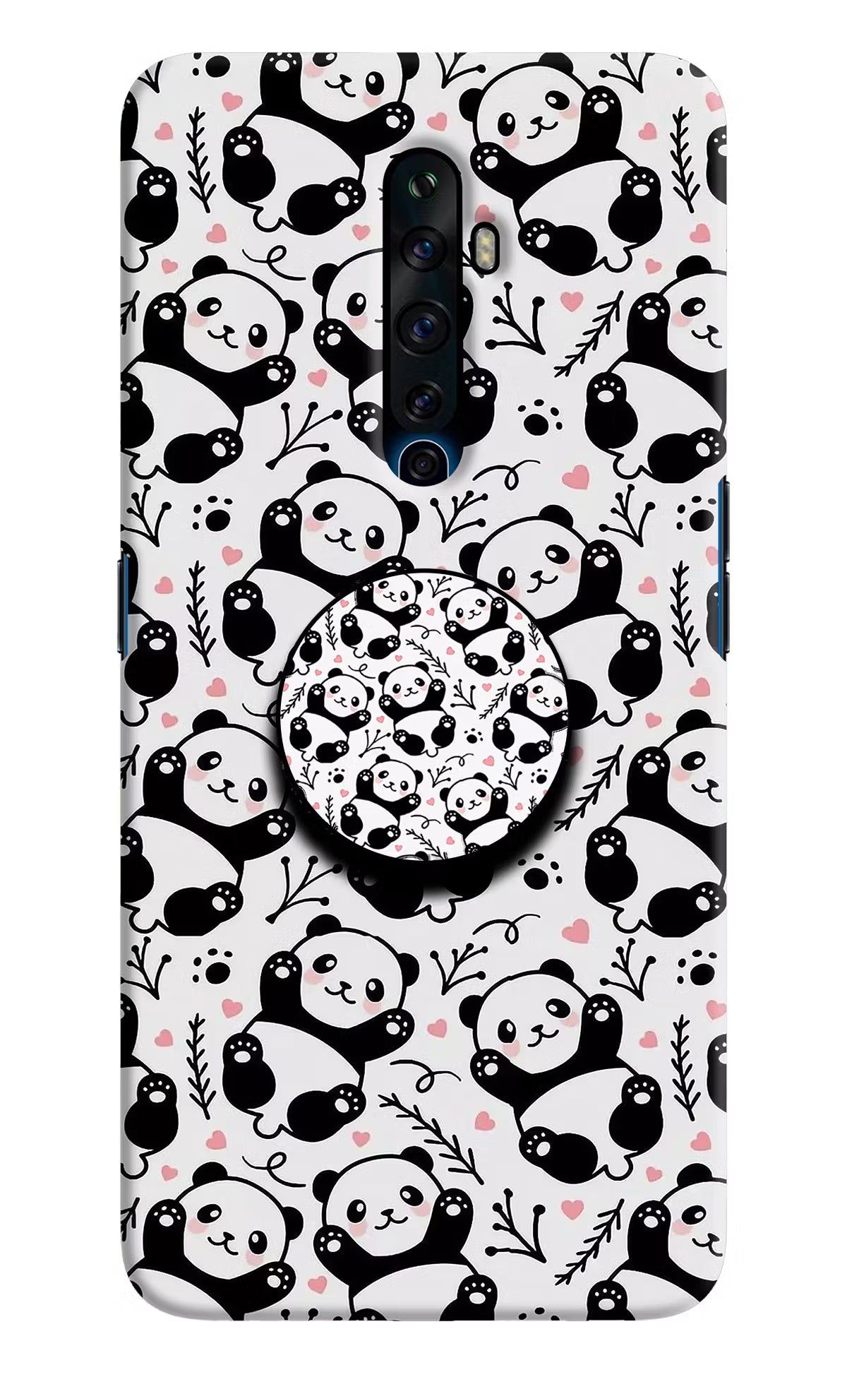 Cute Panda Oppo Reno2 Z Pop Case by Casekaro
