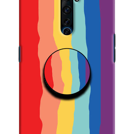 Rainbow Oppo Reno2 Z Pop Case by Casekaro