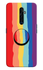 Rainbow Oppo Reno2 Z Pop Case by Casekaro