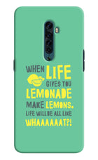 Quote Oppo Reno2 Hard Case Back Cover by Casekaro
