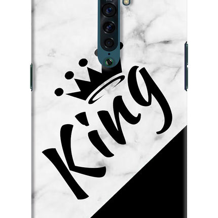 King Oppo Reno2 Hard Case Back Cover by Casekaro