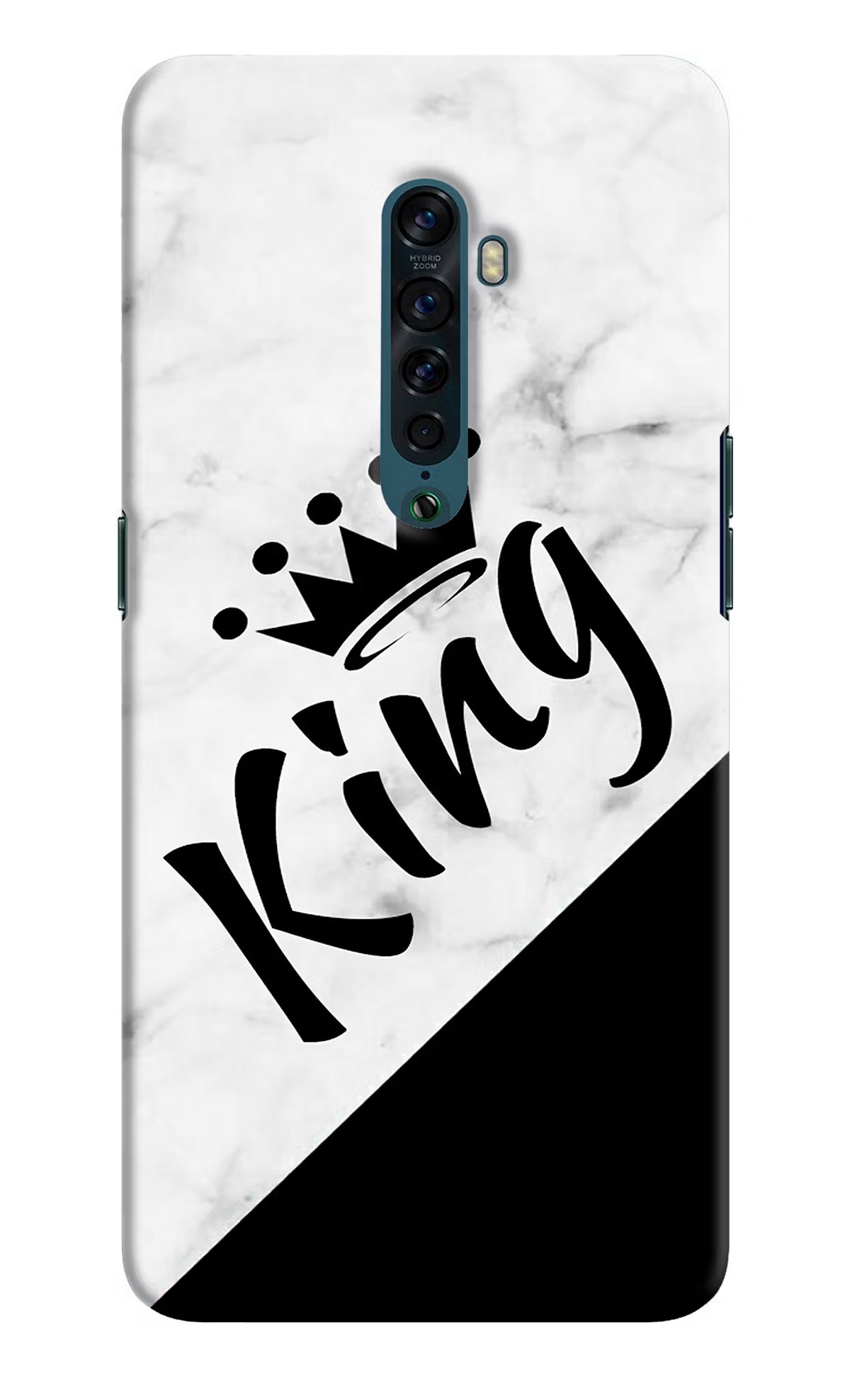 King Oppo Reno2 Hard Case Back Cover by Casekaro