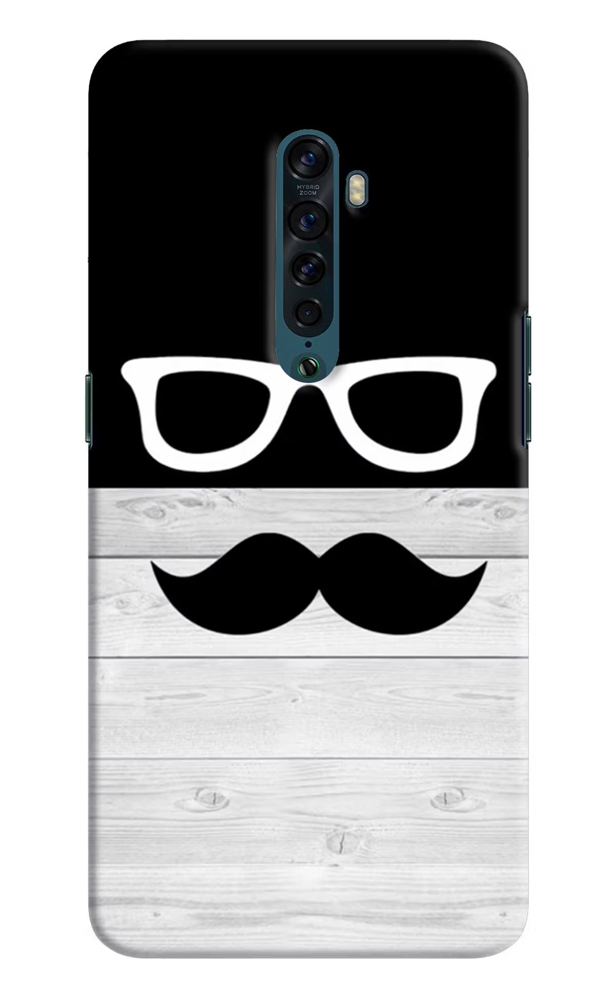 Mustache Oppo Reno2 Hard Case Back Cover by Casekaro