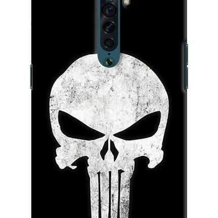 Punisher Skull Oppo Reno2 Hard Case Back Cover by Casekaro