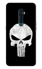 Punisher Skull Oppo Reno2 Hard Case Back Cover by Casekaro