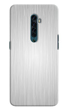 Wooden Grey Texture Oppo Reno2 Hard Case Back Cover by Casekaro