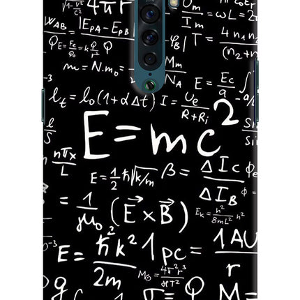 Physics Formula Oppo Reno2 Hard Case Back Cover by Casekaro