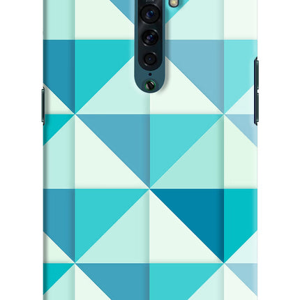 Abstract Oppo Reno2 Hard Case Back Cover by Casekaro