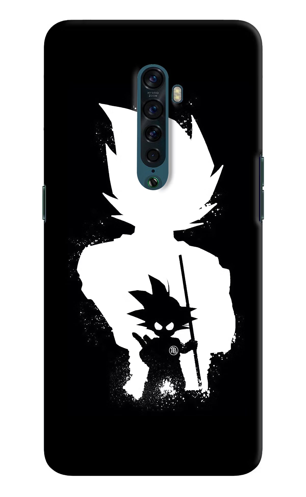 Goku Shadow Oppo Reno2 Hard Case Back Cover by Casekaro