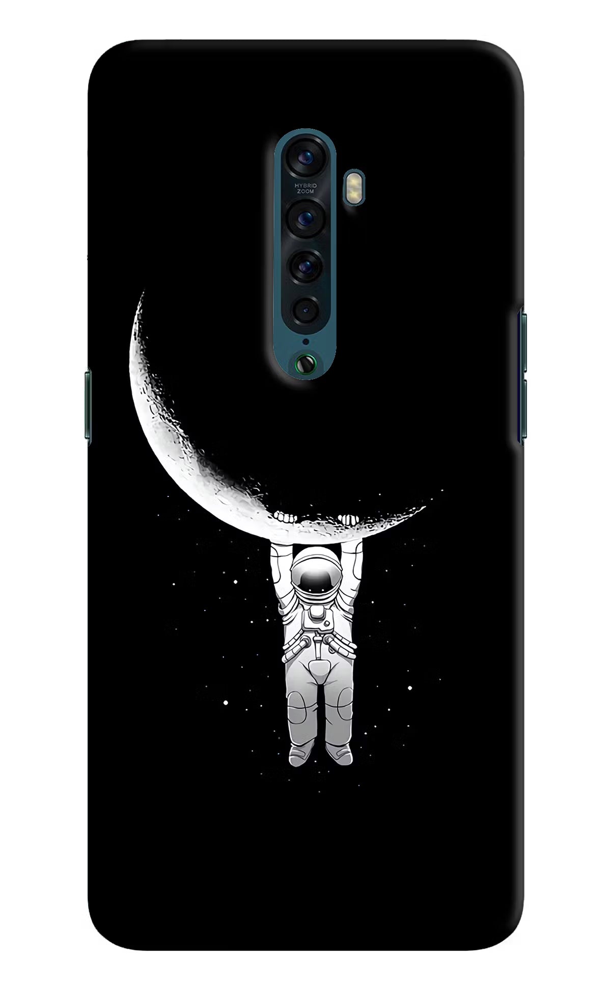 Moon Space Oppo Reno2 Hard Case Back Cover by Casekaro