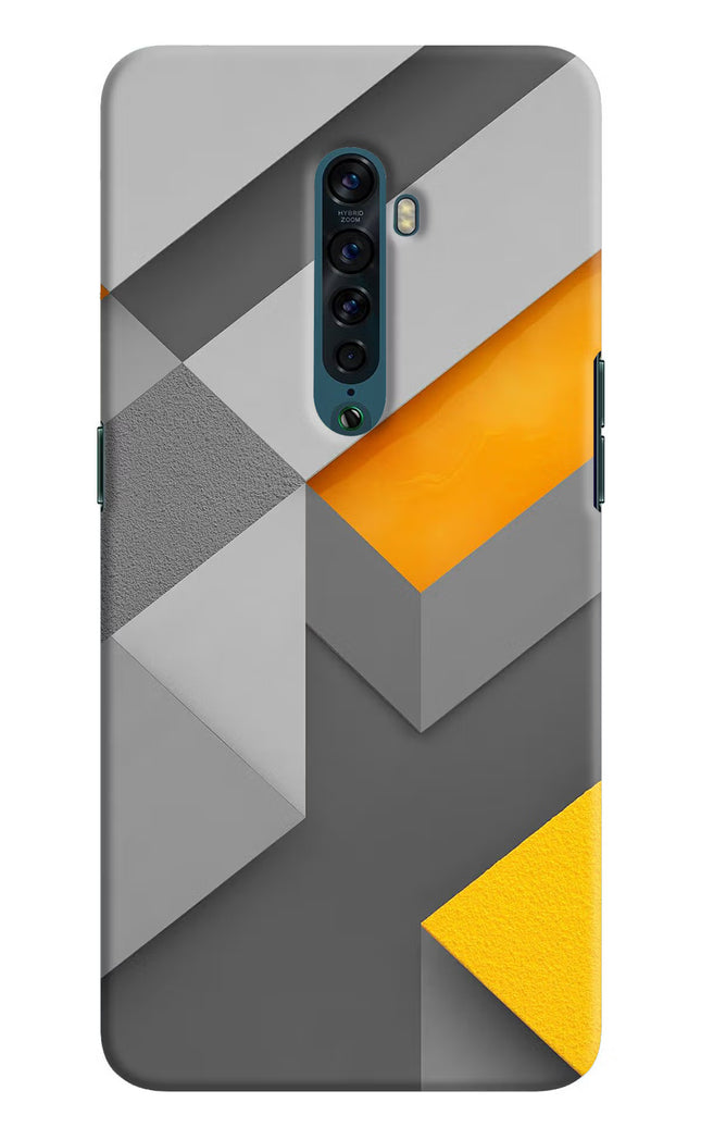 Abstract Oppo Reno2 Hard Case Back Cover by Casekaro