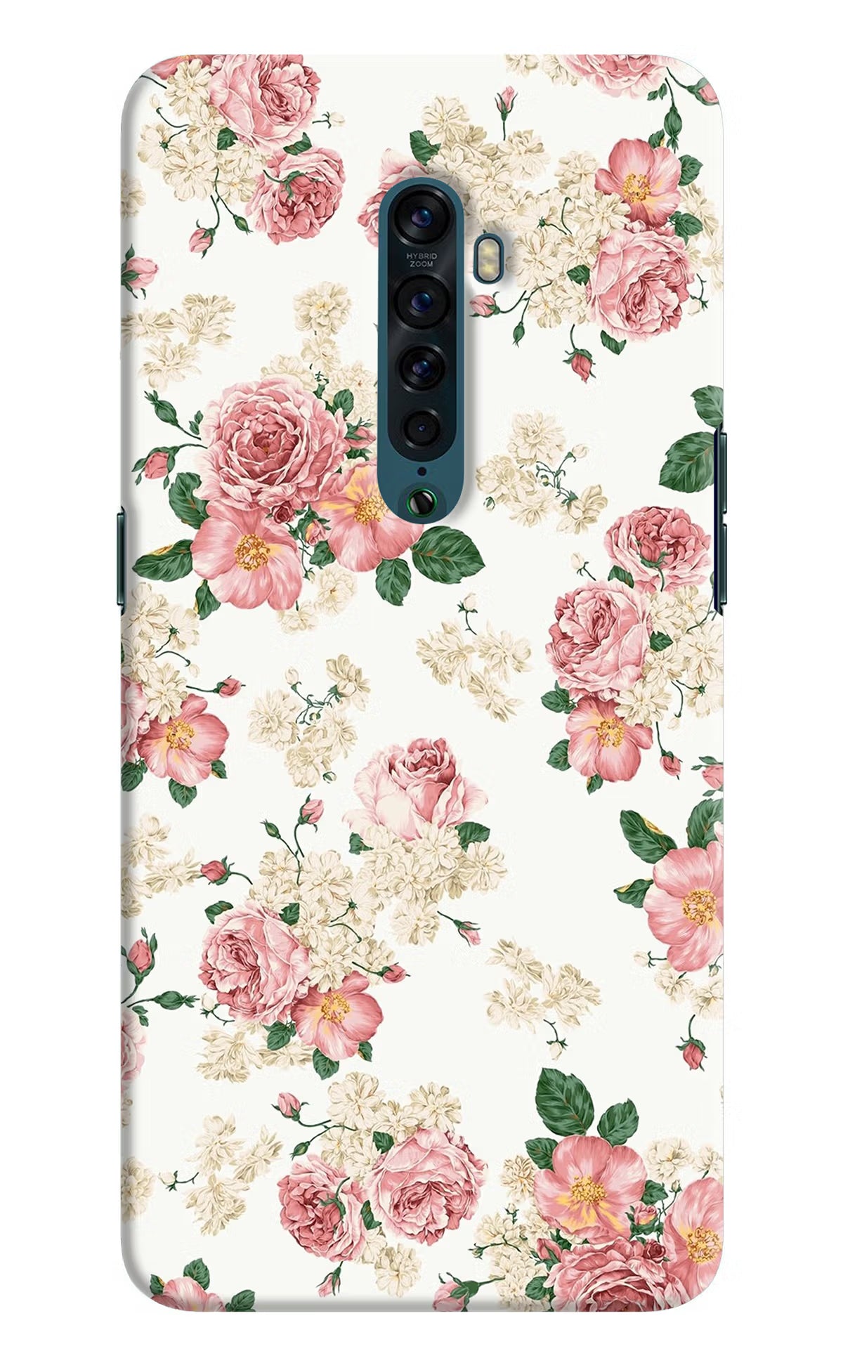 Flowers Oppo Reno2 Hard Case Back Cover by Casekaro