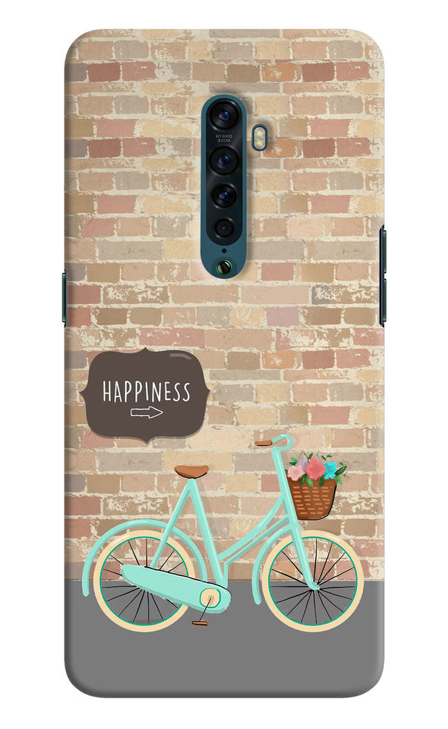Happiness Artwork Oppo Reno2 Hard Case Back Cover by Casekaro