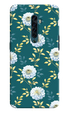 Flowers Oppo Reno2 Hard Case Back Cover by Casekaro