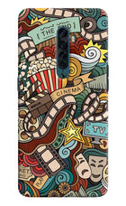 Cinema Abstract Oppo Reno2 Hard Case Back Cover by Casekaro