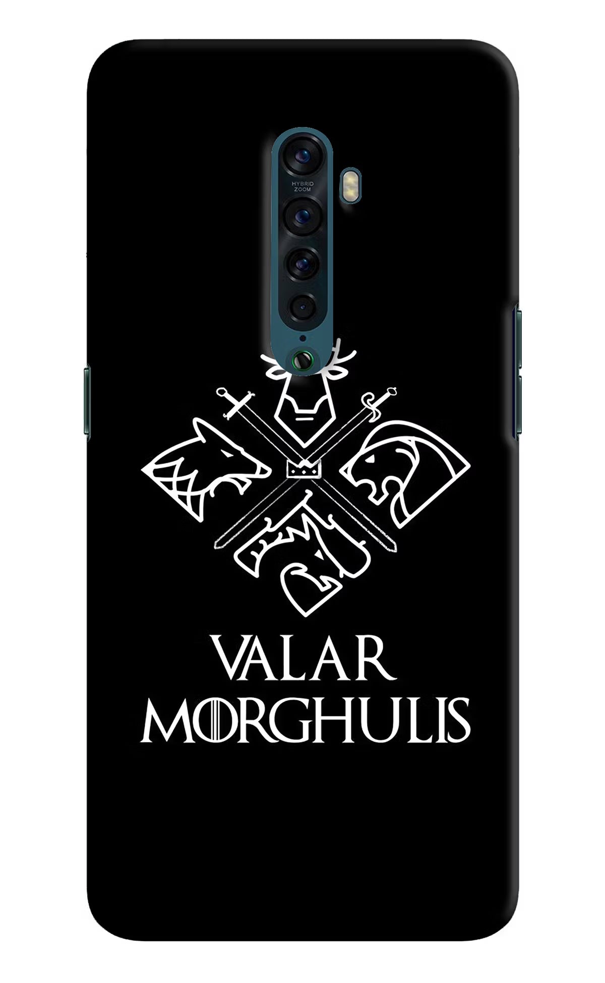 Valar Morghulis | Game Of Thrones Oppo Reno2 Hard Case Back Cover by Casekaro