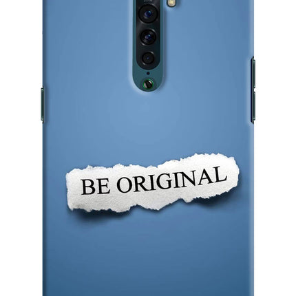Be Original Oppo Reno2 Hard Case Back Cover by Casekaro