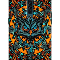 Angry Owl Art Oppo Reno2 Hard Case Back Cover by Casekaro