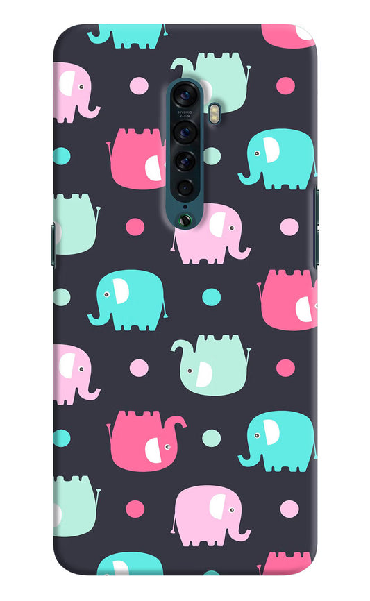Elephants Oppo Reno2 Hard Case Back Cover by Casekaro