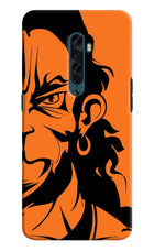 Hanuman Oppo Reno2 Hard Case Back Cover by Casekaro