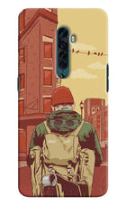 Adventurous Oppo Reno2 Hard Case Back Cover by Casekaro