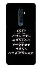 FRIENDS Character Oppo Reno2 Hard Case Back Cover by Casekaro