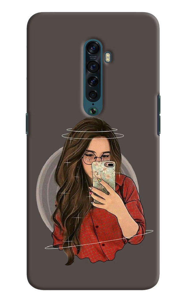 Selfie Queen Oppo Reno2 Hard Case Back Cover by Casekaro