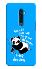 Keep Sleeping Oppo Reno2 Hard Case Back Cover by Casekaro