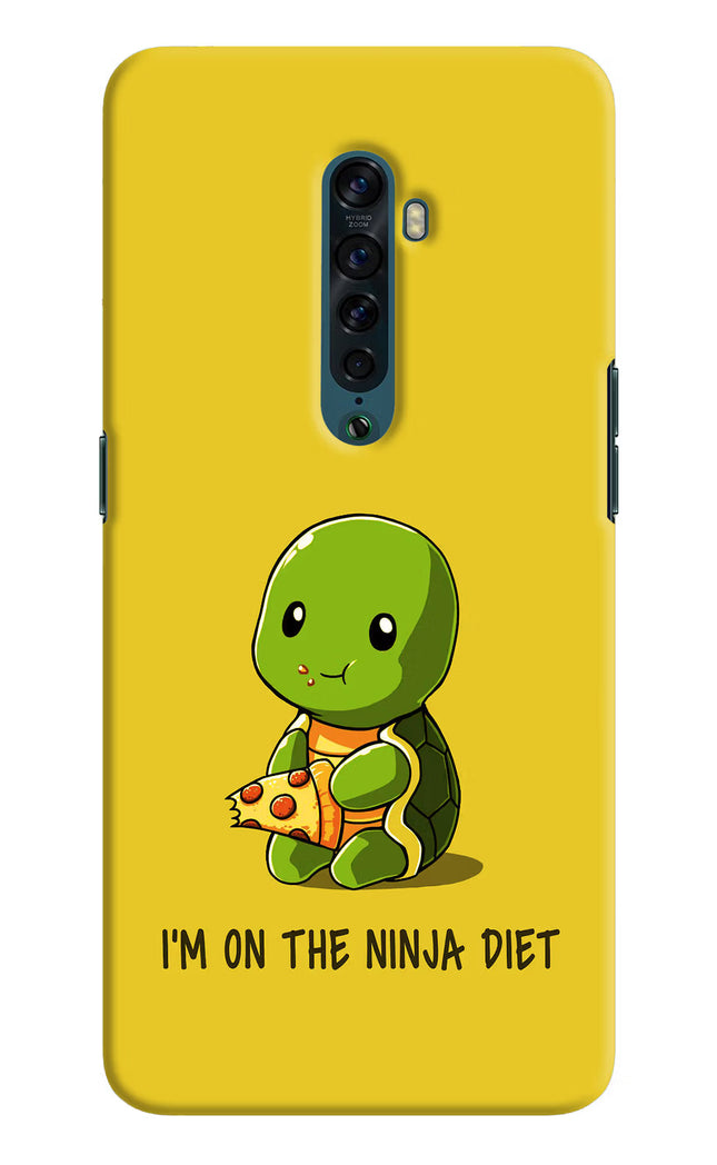 I'm on Ninja Diet Oppo Reno2 Hard Case Back Cover by Casekaro