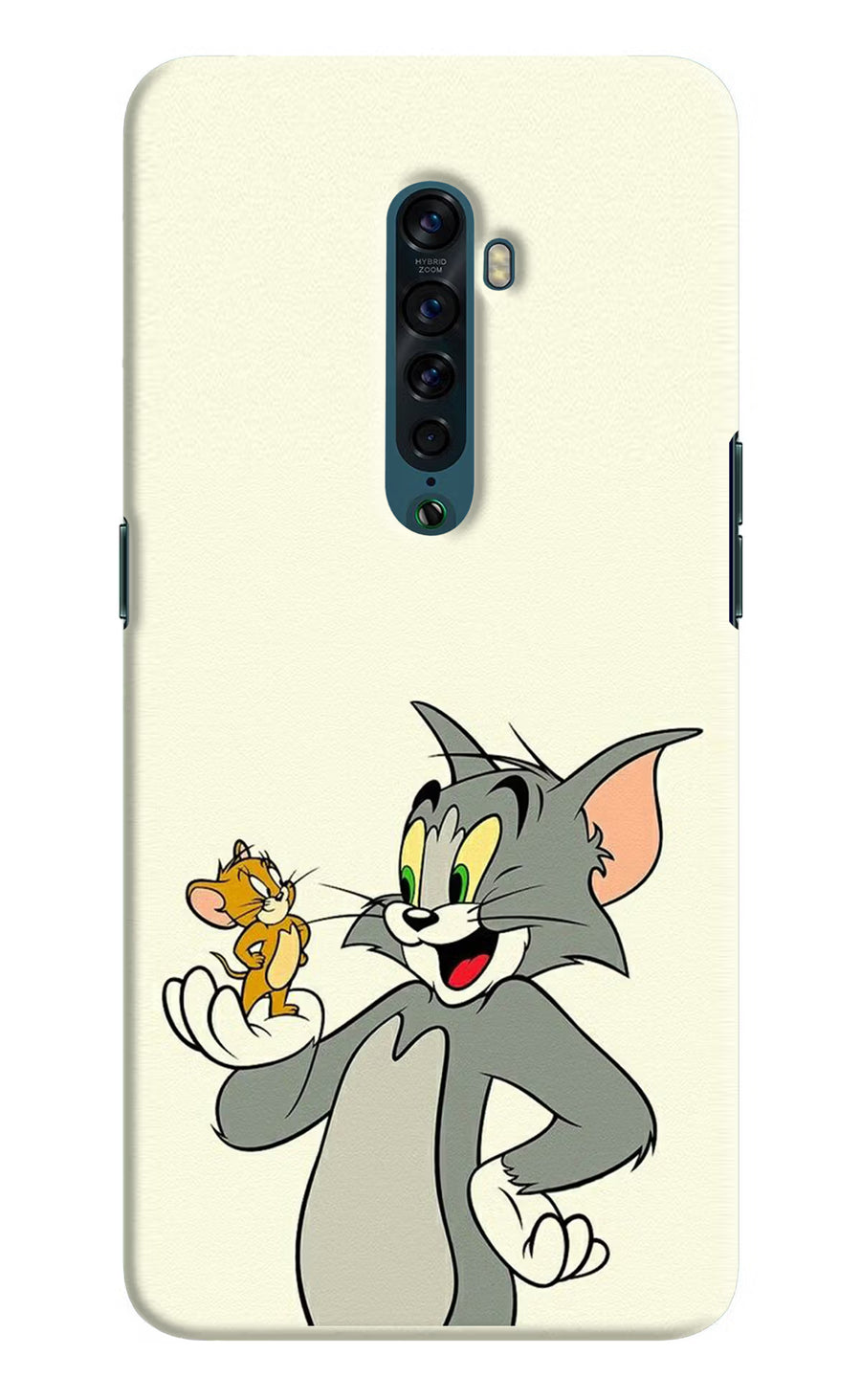 Tom & Jerry Oppo Reno2 Back Cover, Hard case