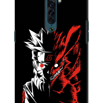 Naruto Two Face Oppo Reno2 Hard Case Back Cover by Casekaro