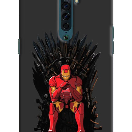 Ironman Throne Oppo Reno2 Hard Case Back Cover by Casekaro