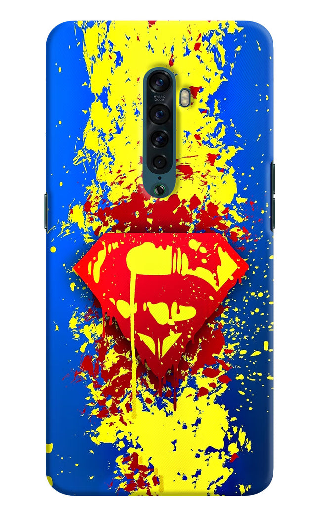 Superman logo Oppo Reno2 Hard Case Back Cover by Casekaro
