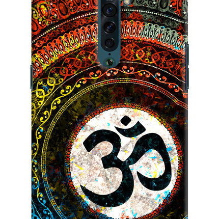 Om Cultural Oppo Reno2 Hard Case Back Cover by Casekaro
