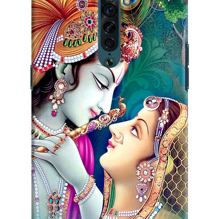 Lord Radha Krishna Oppo Reno2 Hard Case Back Cover by Casekaro