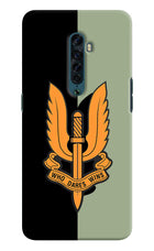 Balidan Logo Oppo Reno2 Hard Case Back Cover by Casekaro