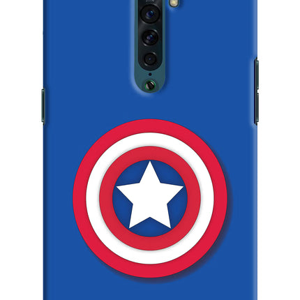 Shield Oppo Reno2 Hard Case Back Cover by Casekaro
