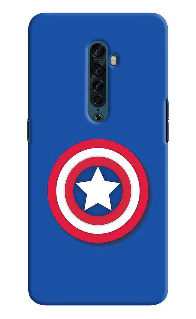 Shield Oppo Reno2 Hard Case Back Cover by Casekaro