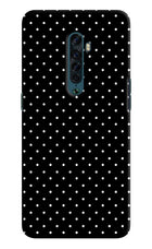 White Dots Oppo Reno2 Hard Case Back Cover by Casekaro