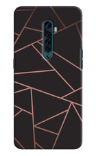 Geometric Pattern Oppo Reno2 Hard Case Back Cover by Casekaro