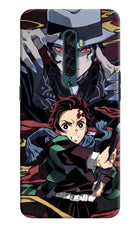 Demon Slayer Oppo Reno2 Hard Case Back Cover by Casekaro