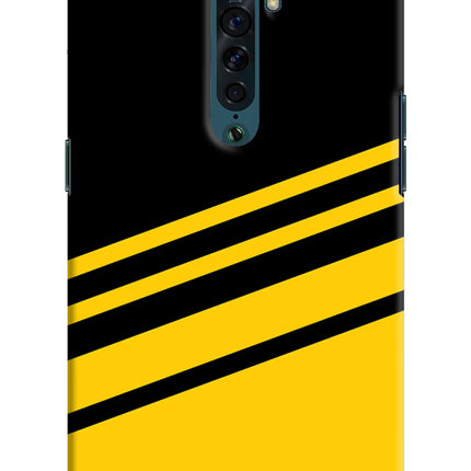 Yellow Shades Oppo Reno2 Hard Case Back Cover by Casekaro
