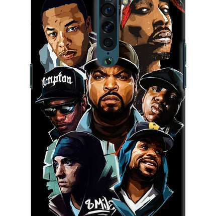 Rappers Oppo Reno2 Hard Case Back Cover by Casekaro
