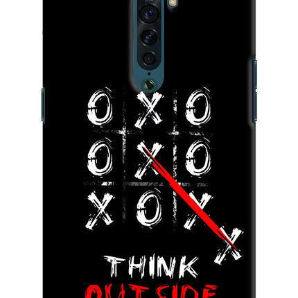 Think out of the BOX Oppo Reno2 Hard Case Back Cover by Casekaro