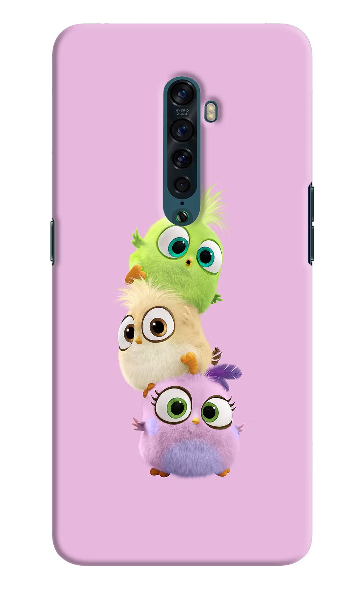 Cute Little Birds Oppo Reno2 Hard Case Back Cover by Casekaro