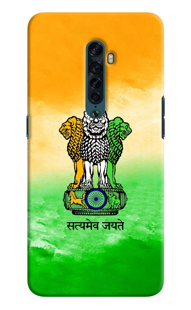 Satyamev Jayate Flag Oppo Reno2 Hard Case Back Cover by Casekaro