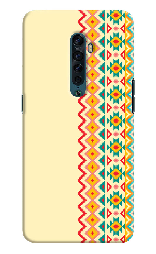 Ethnic Seamless Oppo Reno2 Hard Case Back Cover by Casekaro