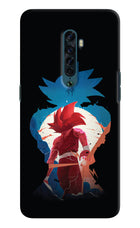 Goku Oppo Reno2 Hard Case Back Cover by Casekaro