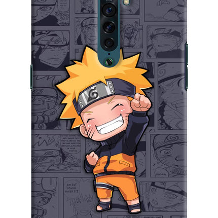Chota Naruto Oppo Reno2 Hard Case Back Cover by Casekaro