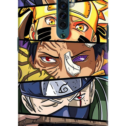 Naruto Character Oppo Reno2 Hard Case Back Cover by Casekaro